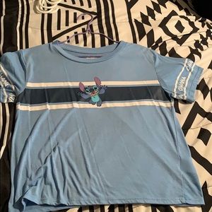Stitch crop top tee